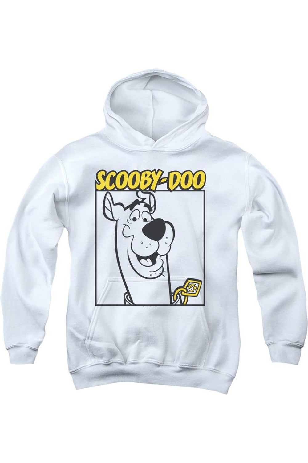 

Scooby Doo худи с капюшоном Scooby Square для детей Gildan, белый