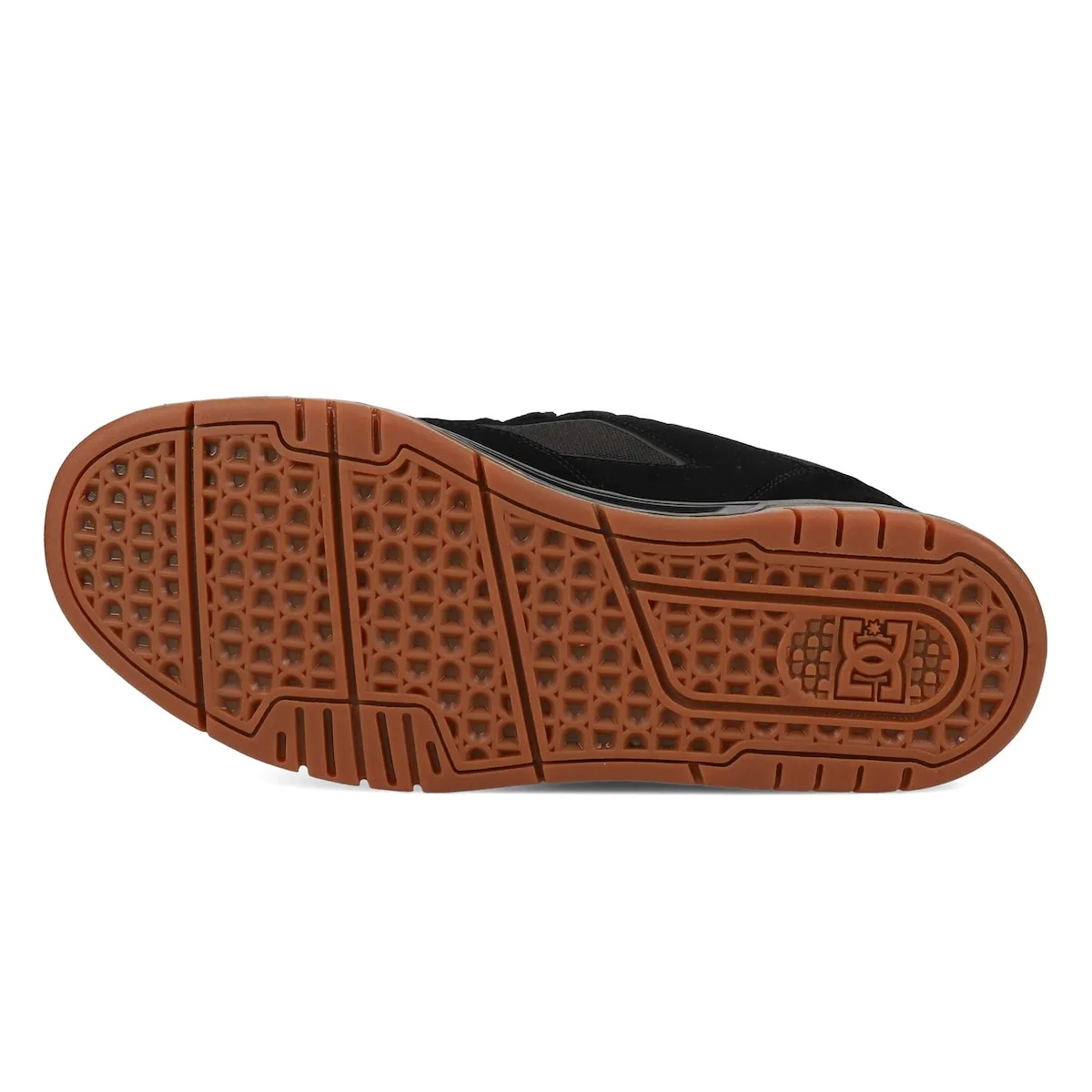Мужские кроссовки DC Coiler DC Shoes, черный/оранжевый — фото 4