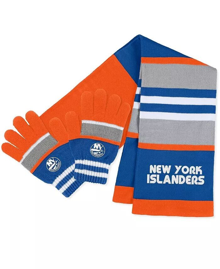 

Женский комплект перчаток и шарфа New York Islanders Stripe WEAR by Erin Andrews