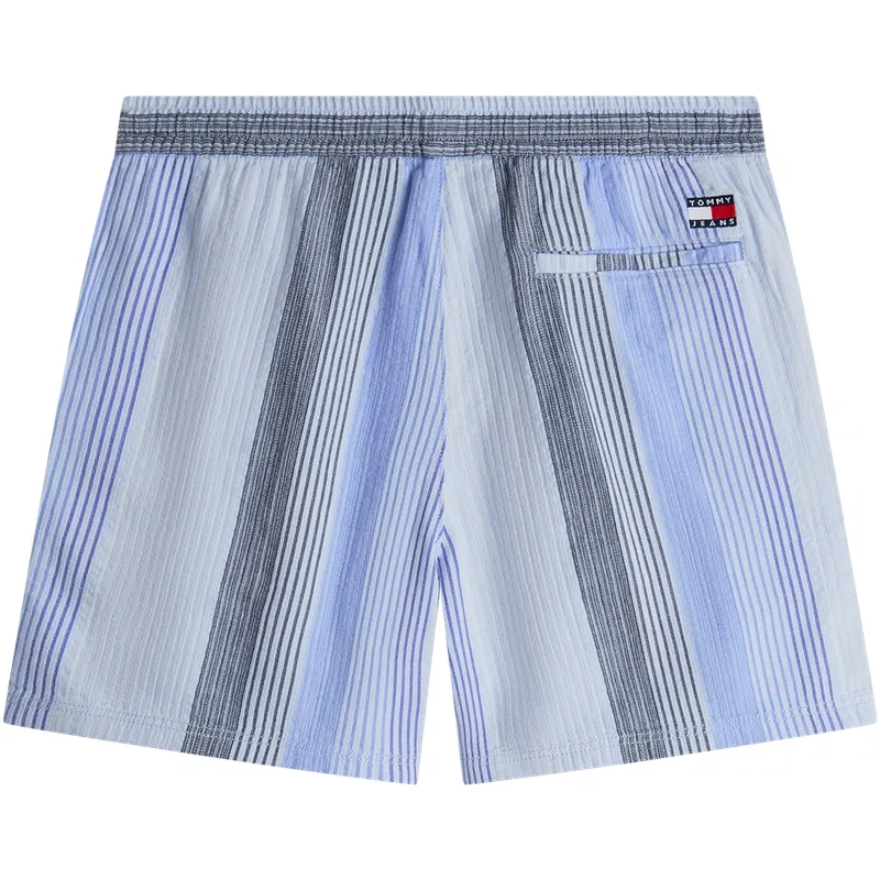 Шорты мужские Casual Tommy Hilfiger, Blue Gray Stripes Multicolor C3Q — фото 3