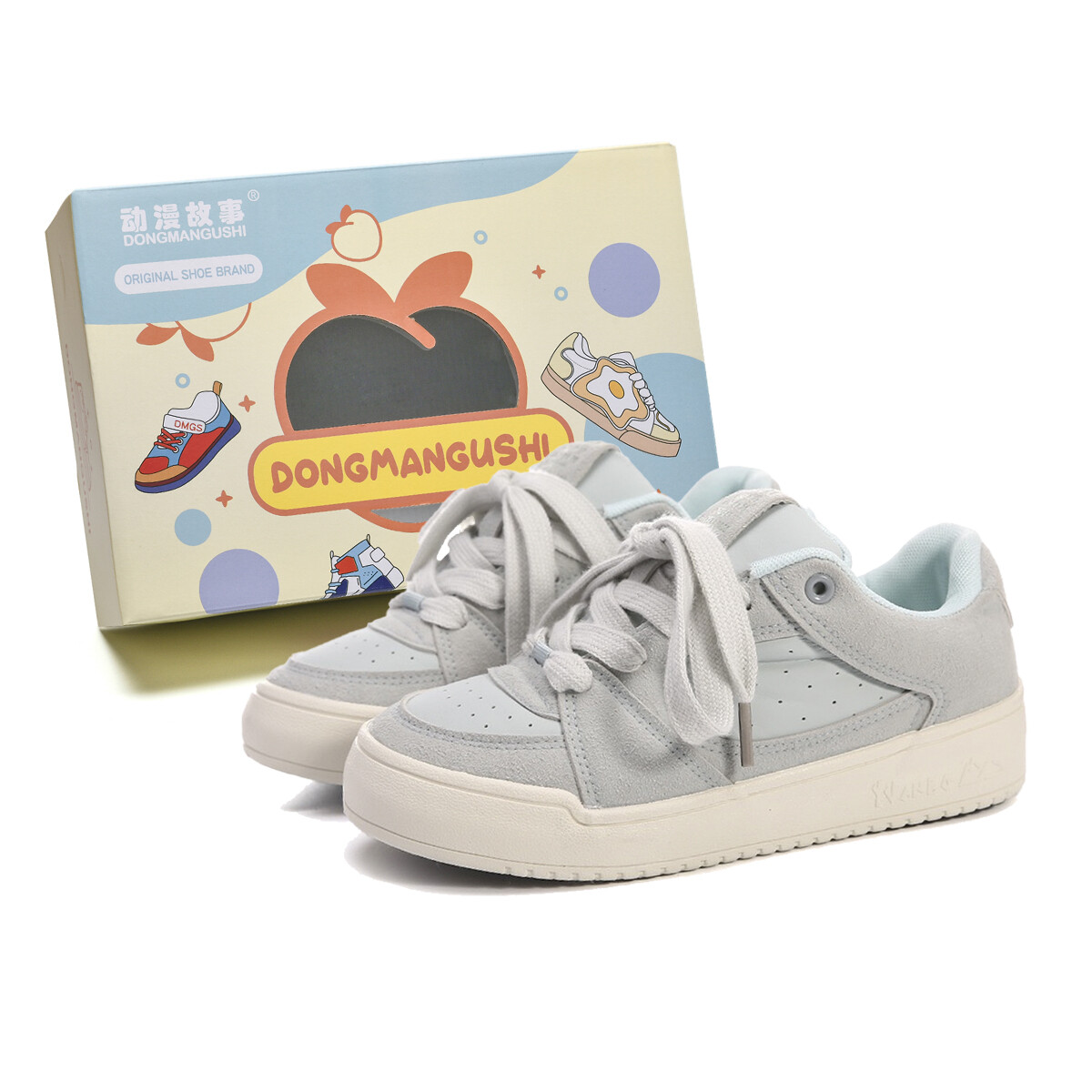 

Кроссовки Anime story Skateboarding Shoes Women's Low-top, голубой, Синий, Кроссовки Anime story Skateboarding Shoes Women's Low-top, голубой