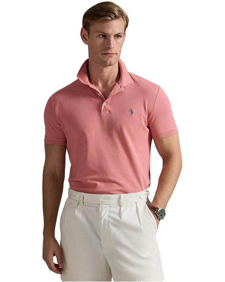 

Поло Polo Ralph Lauren Classic Fit Stretch Mesh Polo Shirt, цвет Desert Rose