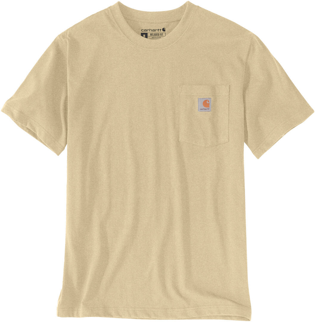 

Футболка Carhartt Dearborn Relaxed Pocket 2025 T-Shirt, бежевый