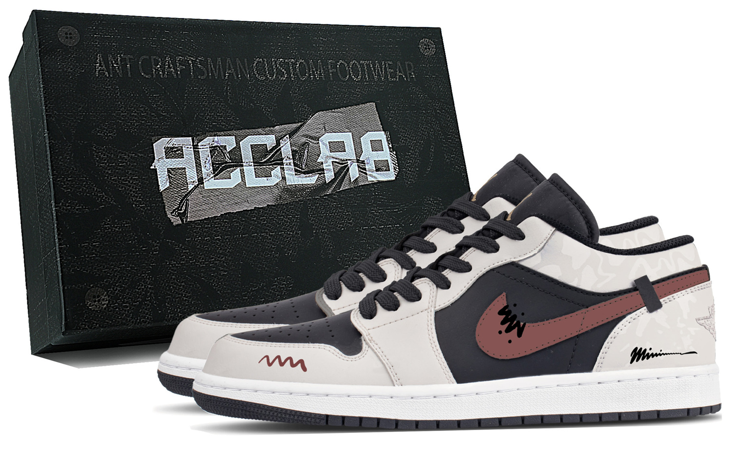 

Air 1 легкие увеличивающие рост низкие винтажные баскетбольные кроссовки мужские Jordan, белый/красный