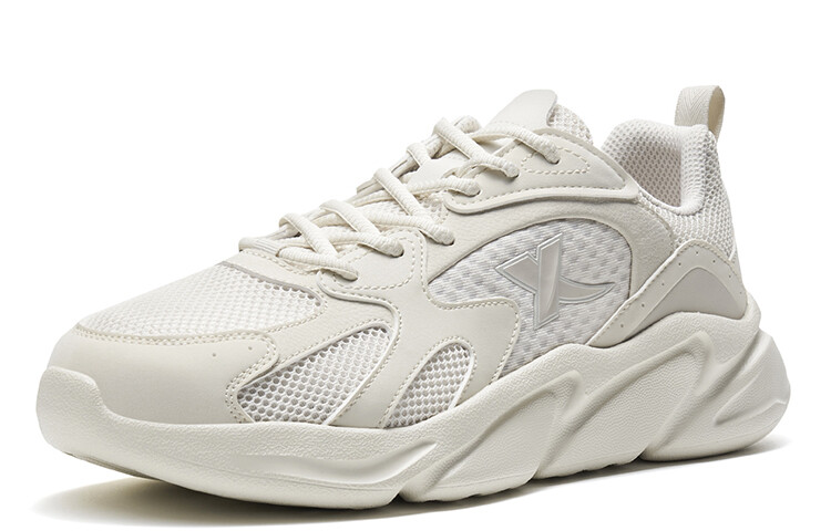 

Кроссовки XTEP Chunky Sneakers Men Low-top Milk Tea White, белый