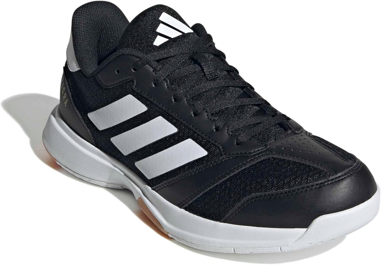 Мужские кроссовки Adidas Ligra 8 для зала, белый/черный — фото 4