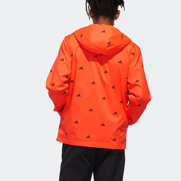 Куртка Adidas флуоресцентная, красный — фото 4