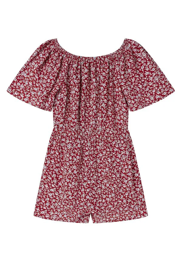 Харриет в одном комбинезоне Pepe Jeans, Royal Red — фото 2