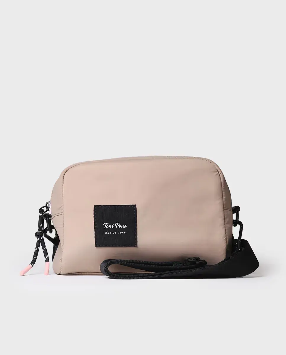 

Женская сумка через плечо из мягкой ткани на молнии Toni Pons, бежевый