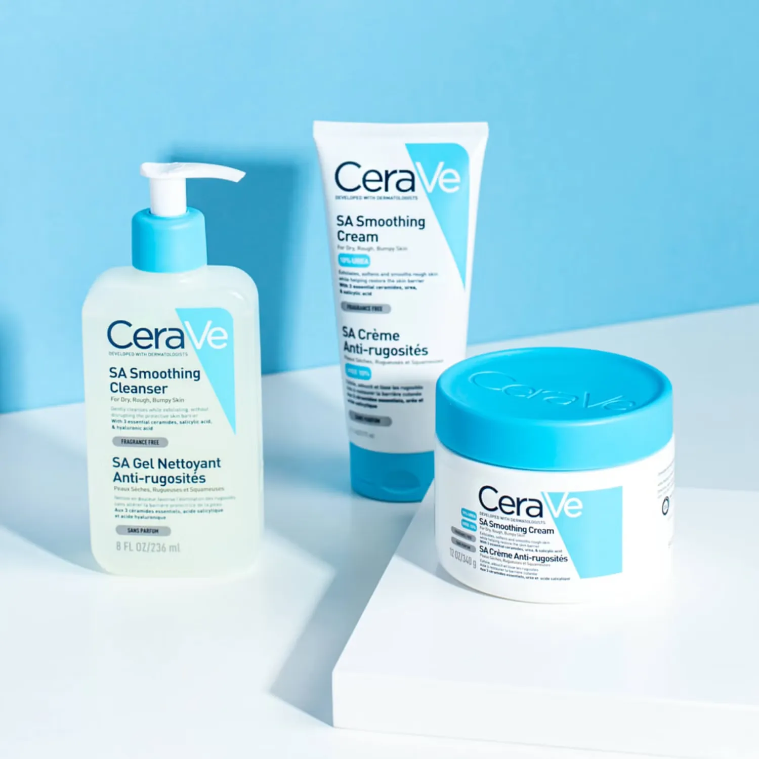 Средство для снятия макияжа CeraVe — SA Разглаживающее очищающее средство с салициловой кислотой для сухой, грубой и неровной — фото 4