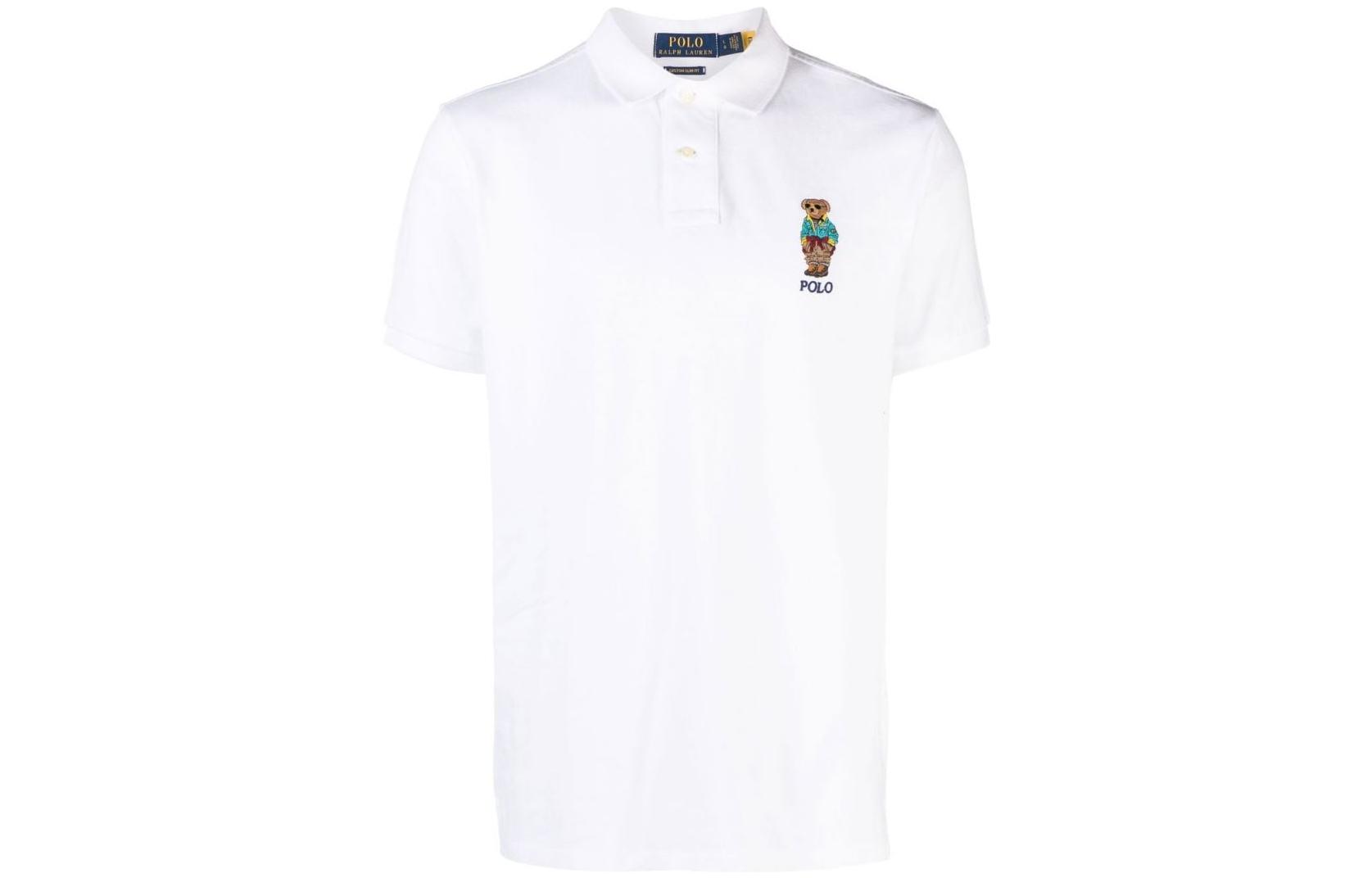 

Белая мужская поло Polo Ralph Lauren