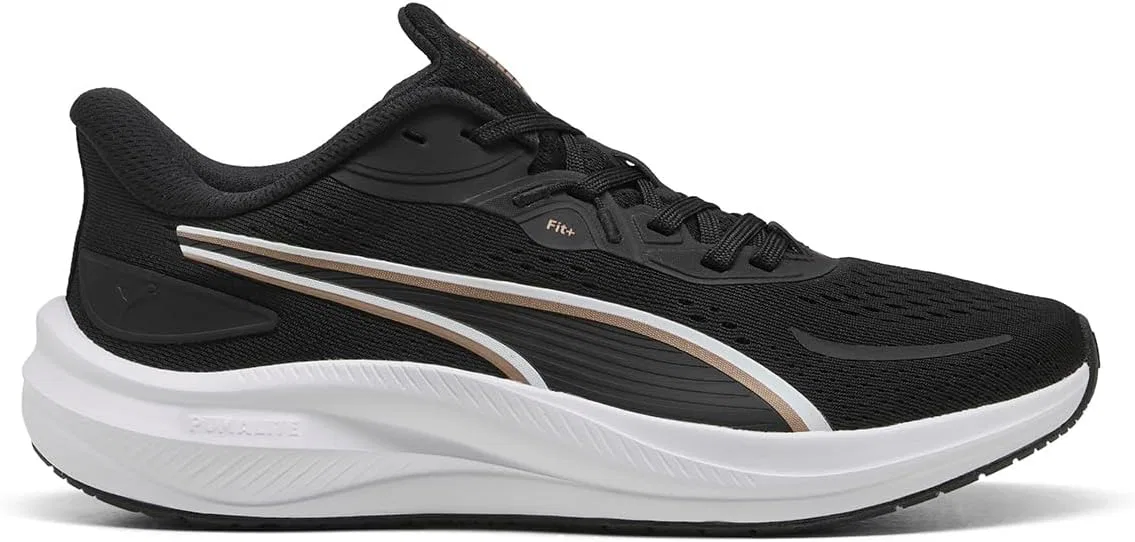 Детские кроссовки PUMA Reflect Lite Jr унисекс, Puma Black Puma Gold