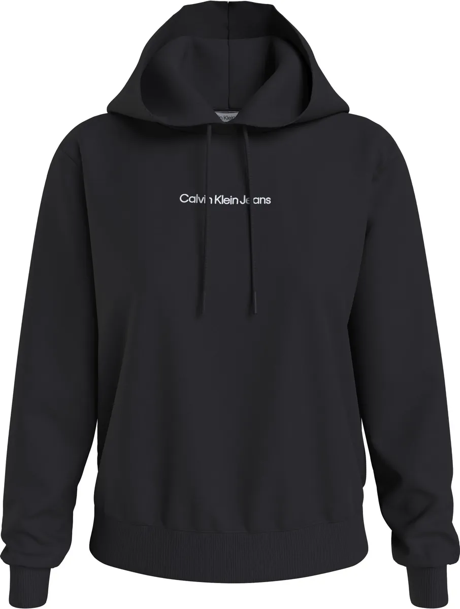 

Толстовка с капюшоном Calvin Klein Jeans и слегка заниженными плечами, черный