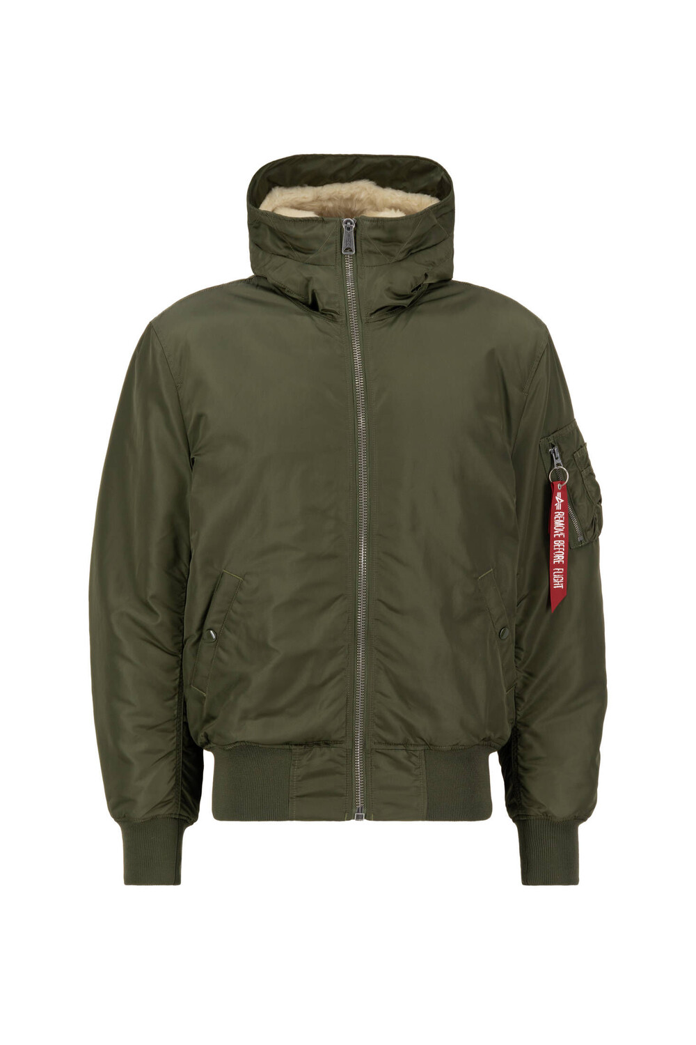 

Куртки-Бомберы и летные куртки ма-1 с капюшоном Alpha Industries, зеленый