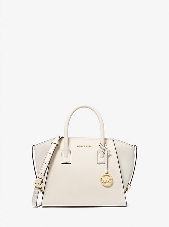 

Маленькая сумка-портфель из шагреневой кожи Avril Michael Kors, бежевый