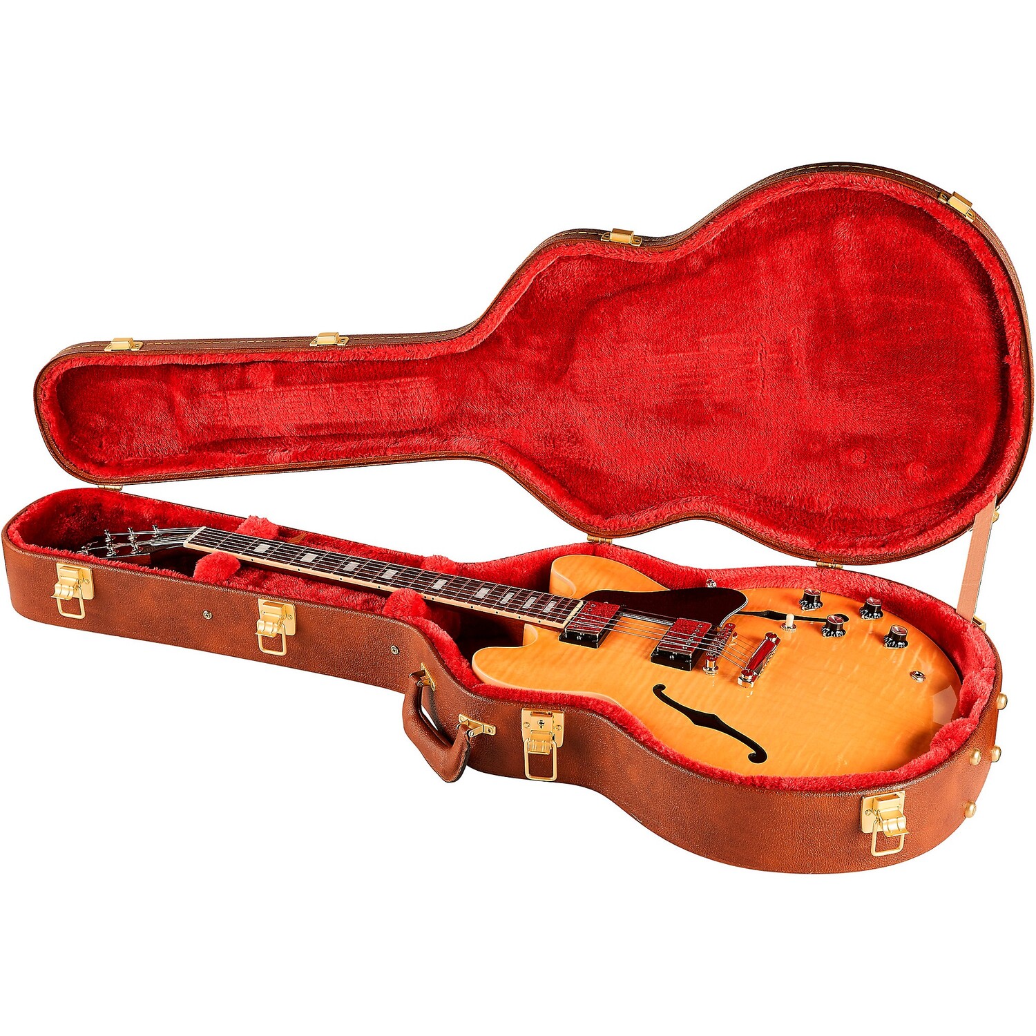 

Gibson ES-335 Фигурная полуполая электрогитара Antique Natural