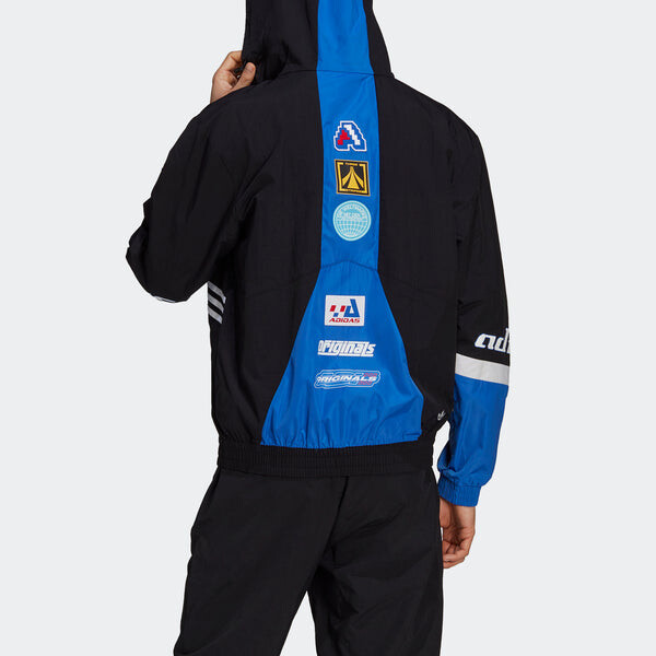 Куртка оригинальная мужская tgp ветровка мото кросс кантри тат куртка Adidas, черный — фото 3