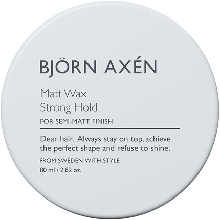 

Bjorn Axen Matt Wax сильной фиксации 2,71 унции Björn Axén