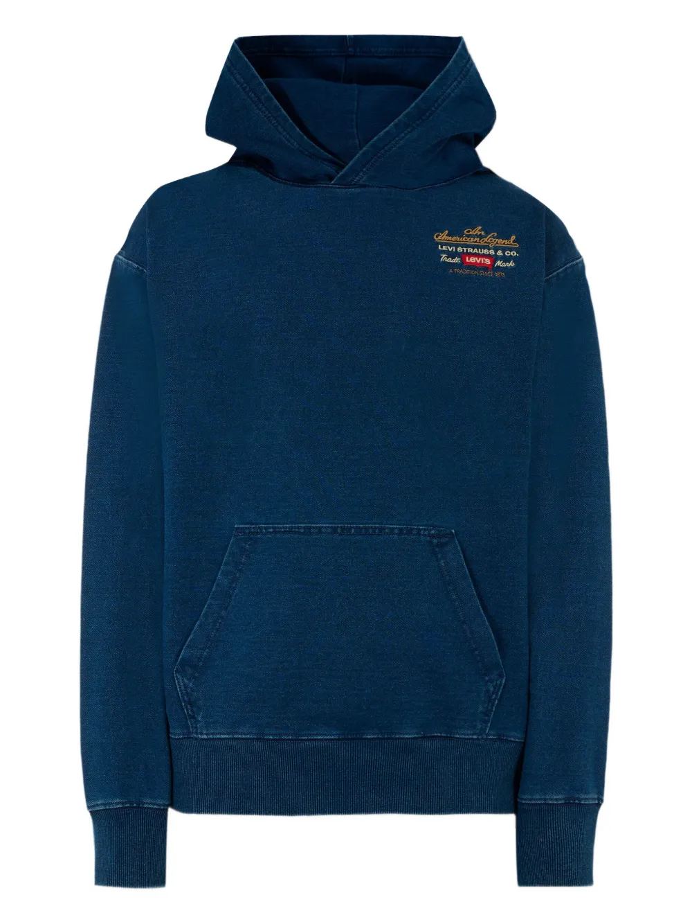 

Худи с вышитым логотипом Levi's Kids, синий