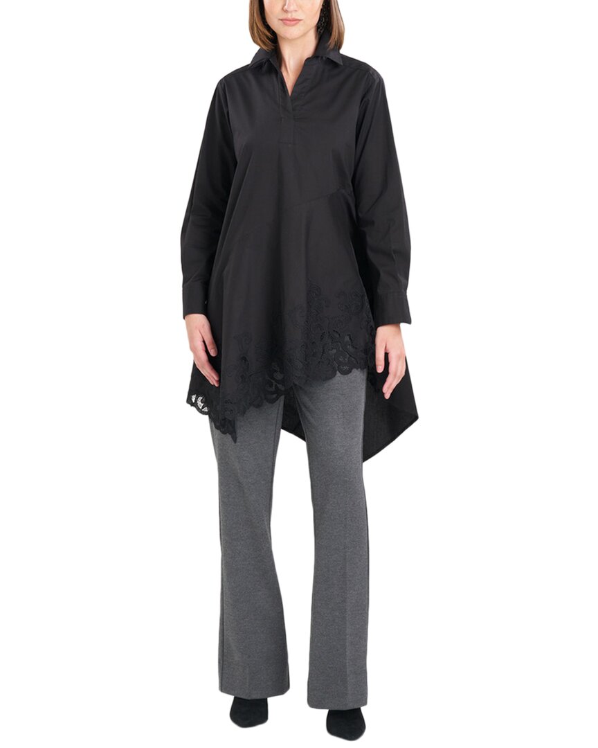 

Платье из поплина Natori, черный