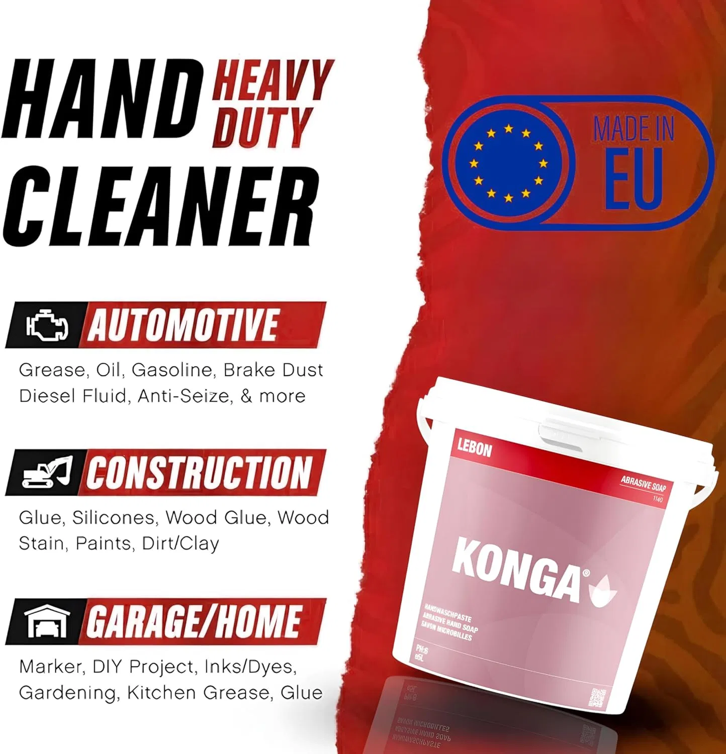 Мыло-паста Konga Sanding Soap для мытья рук, 1 л Konga — фото 2