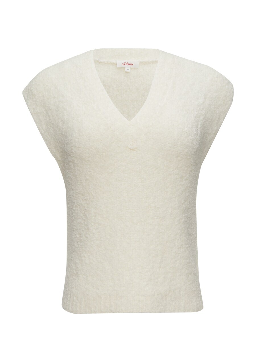 

Тонкий вязаный свитер s.Oliver Sweater, экрю