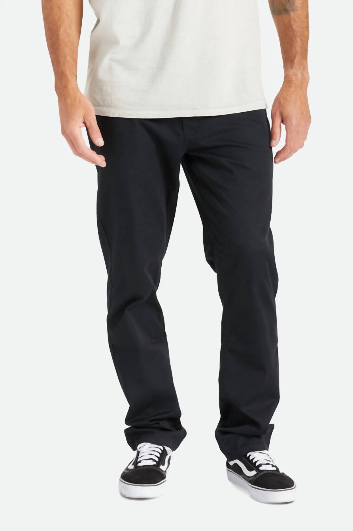 

Отборные брюки Chino Regular черного цвета Brixton
