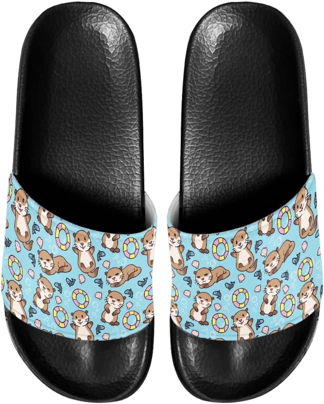 

Шлепанцы для женщин и мужчин с мягкой подошвой, комфортные, нескользящие, летние сандалии Judentidos, Funny Otters