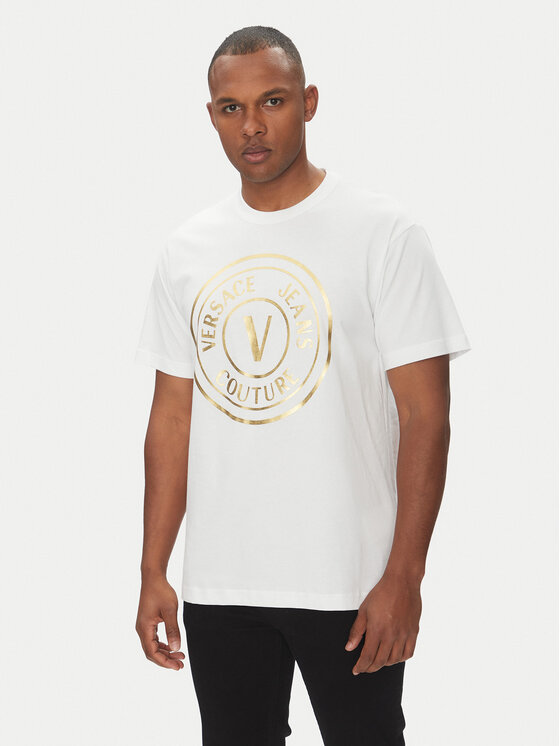 

Футболка обычного кроя 78GAHT01 Versace Jeans Couture, белый
