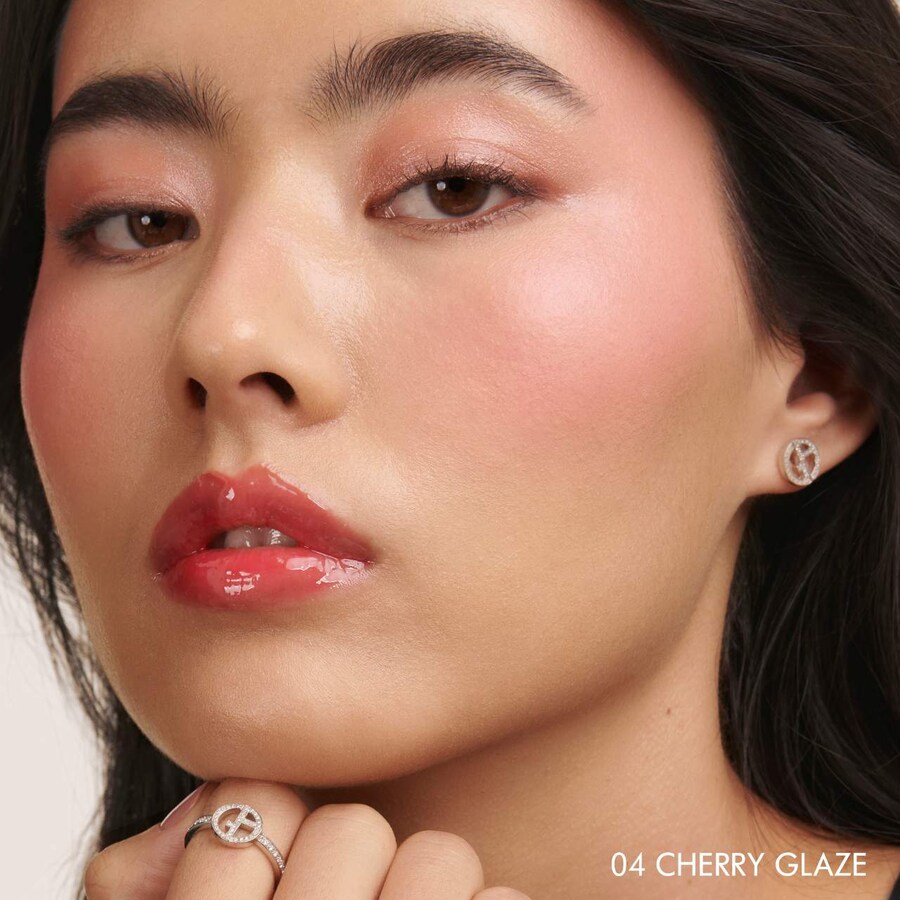 Увлажняющий блеск для губ Prisma Glass со скваланом Armani Beauty, 0.11 fl oz, 04 Cherry Glaze — фото 4