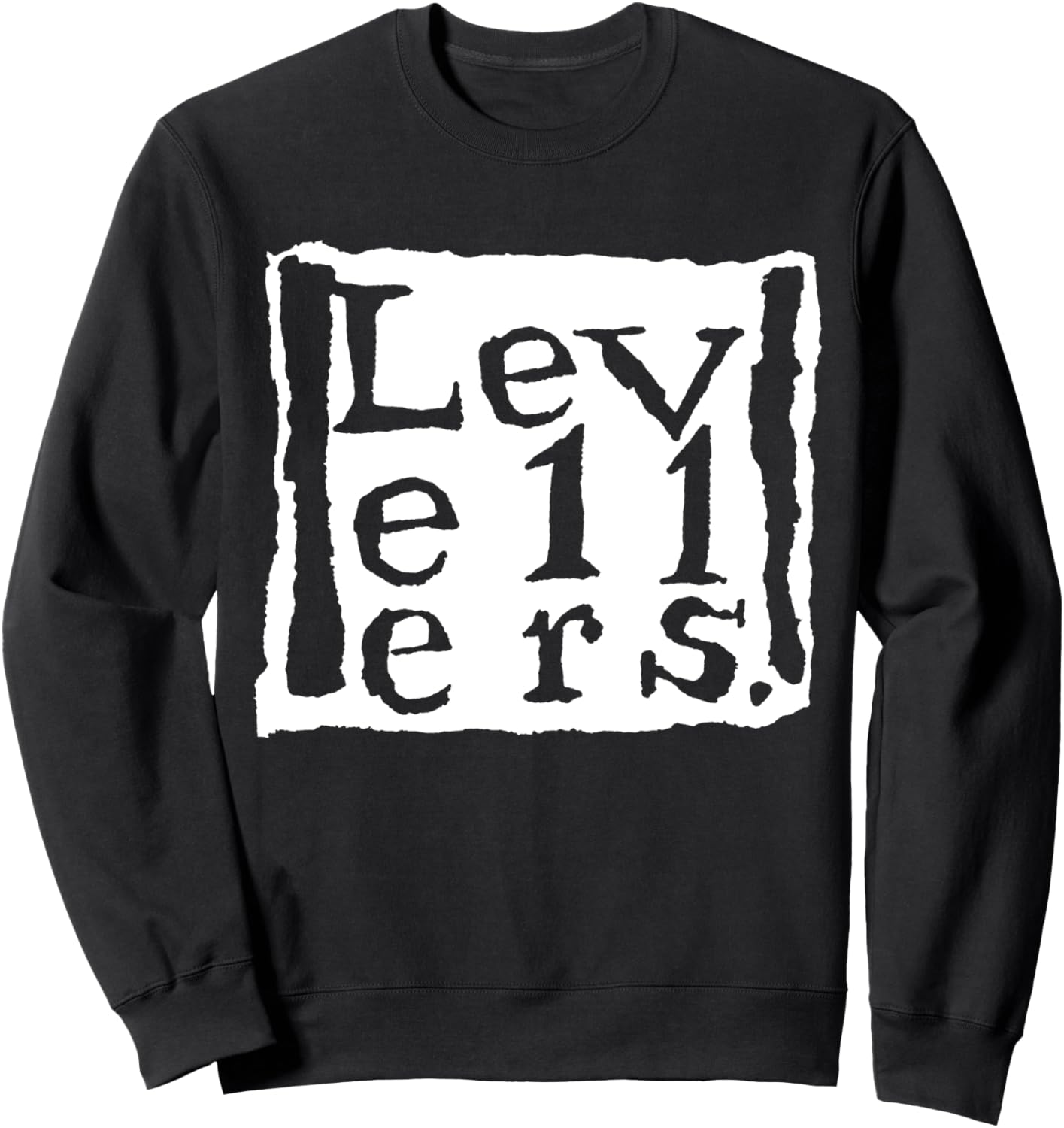 

Толстовка с логотипом Levellers, черная Manic Merch Llc