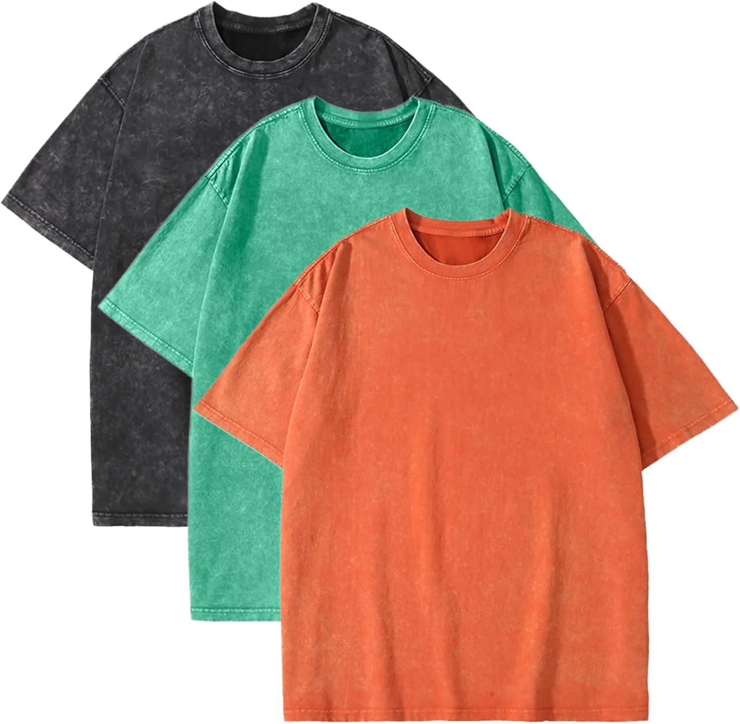 

Футболка мужская Eisctnd: Oversized Cotton Heavyweight Vintage Loose Fit