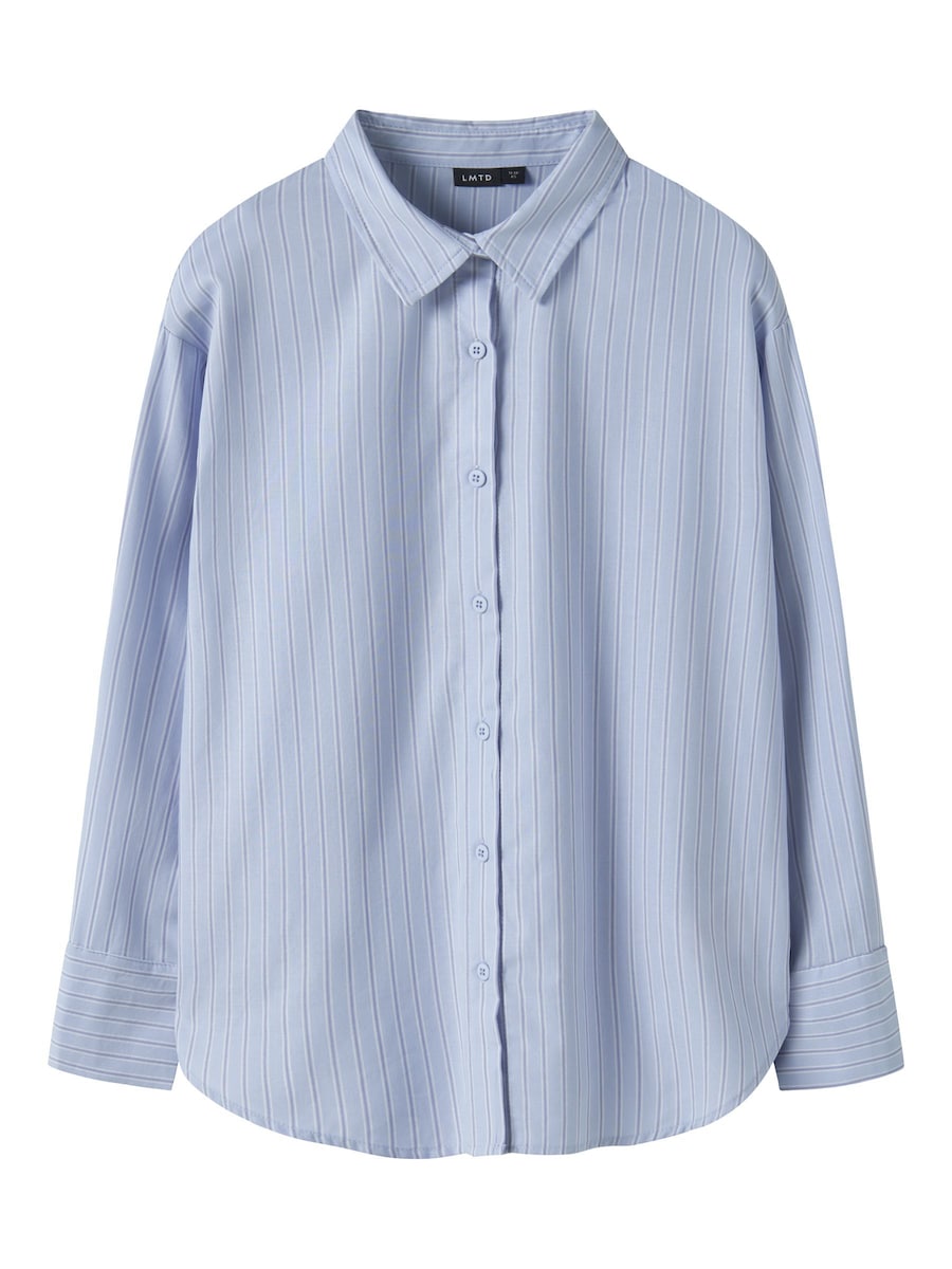 

Блуза LMTD, дымчато-синий/светло-голубой