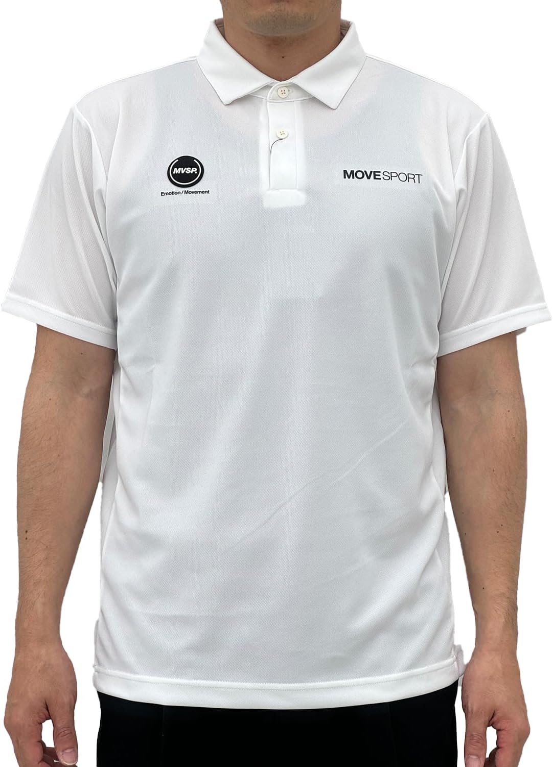 

Мужская поло-рубашка Move Sports с коротким рукавом, короткий рукав, влагоотводящая, быстросохнущая, эластичная, для тренировок Movesport
