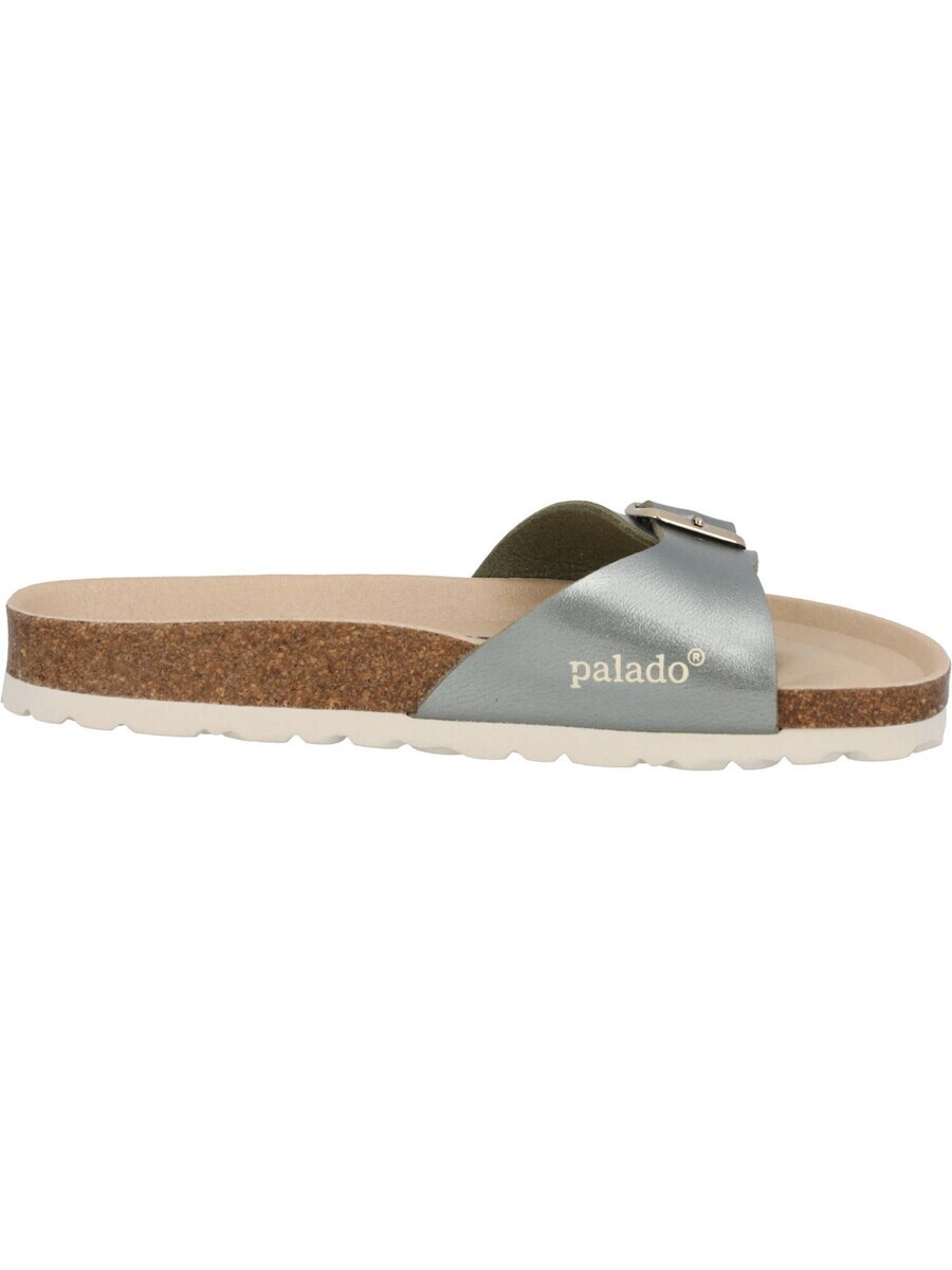 Классические слипоны Palado Mules Malta Metallic, пастельный зеленый — фото 3