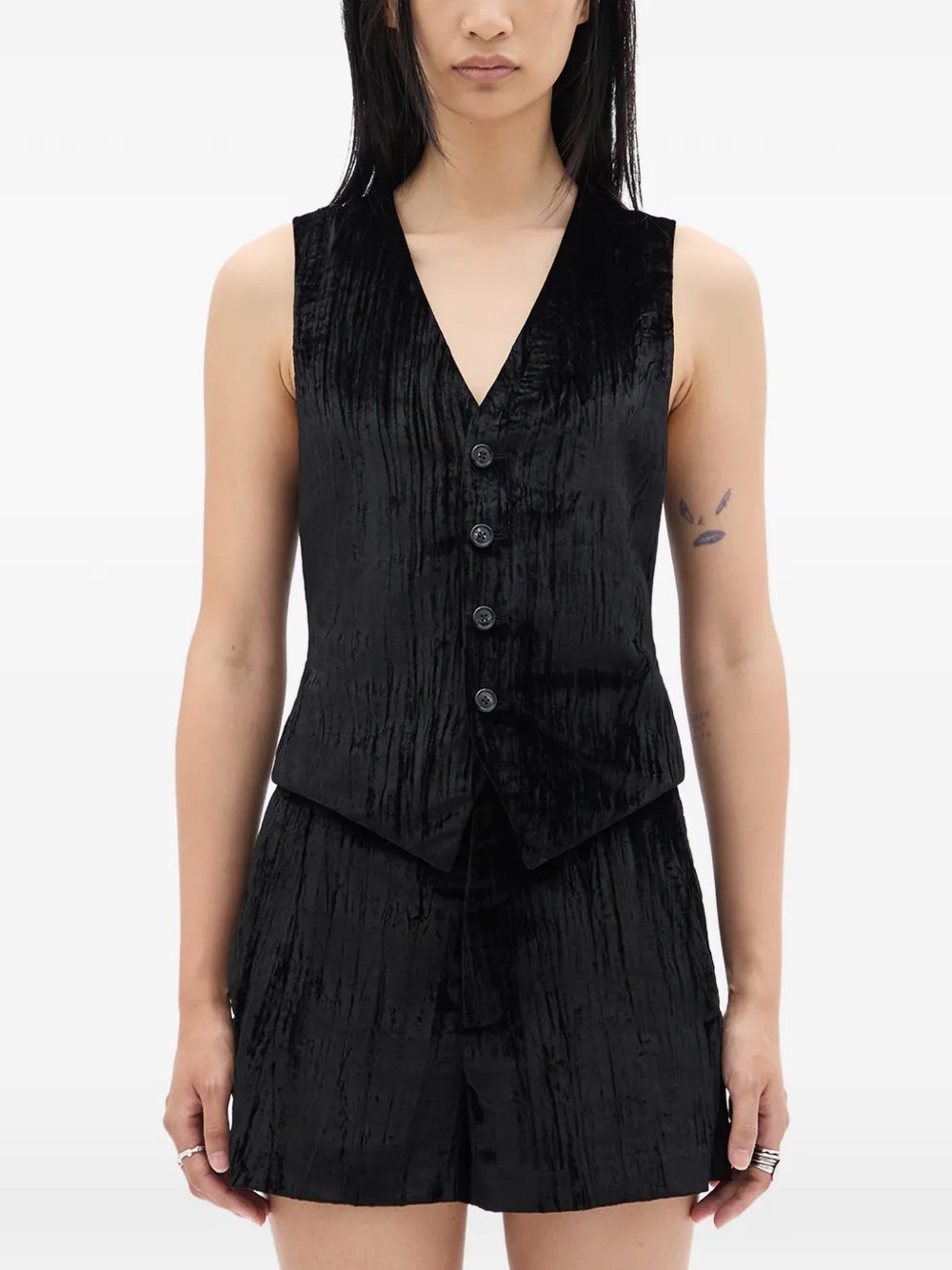 

Классический жилет Stanse Ann Demeulemeester, черный