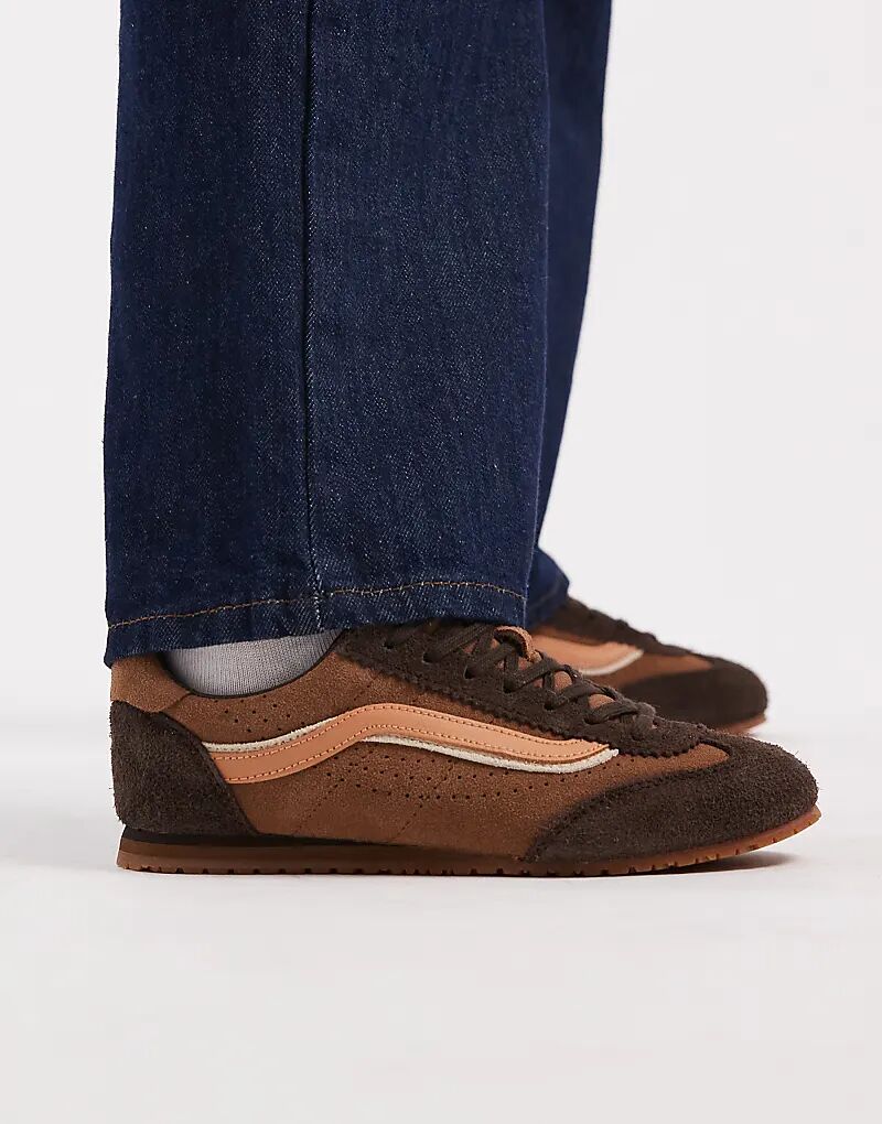 Кроссовки Vans Super lowpro в коричневом цвете