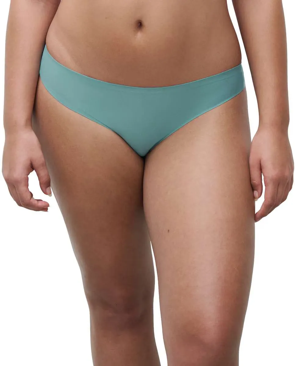 

Бесшовные стринги с эффектом второй кожи SoftStretch Chantelle, бирюзовый