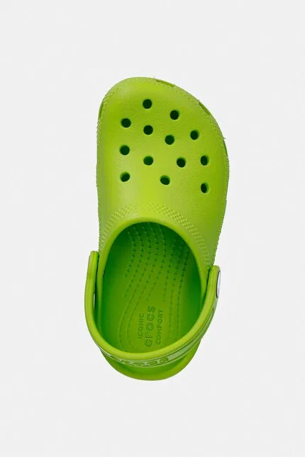 Шлепанцы детские Classic Crocs, зеленый — фото 4