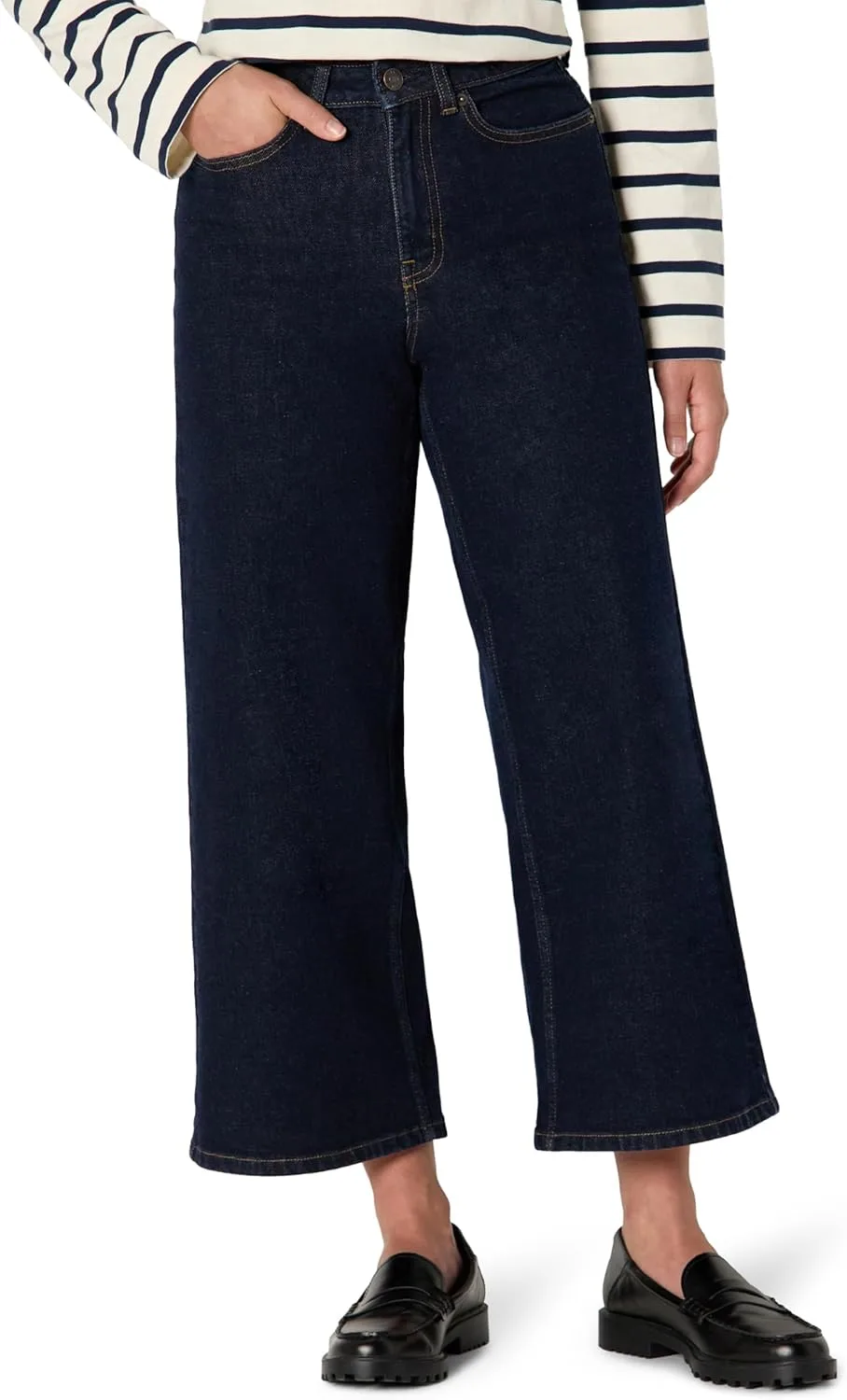 

Джинсы женские Amazon Essentials High-Rise Wide Leg Crop