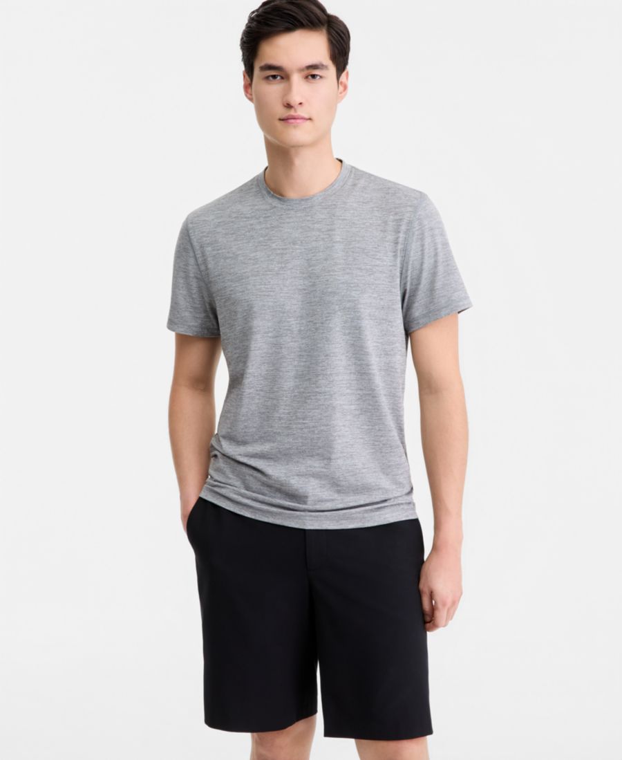 

Мужская спортивная футболка с коротким рукавом Alfani, Cement Grey, Серый, Мужская спортивная футболка с коротким рукавом Alfani, Cement Grey