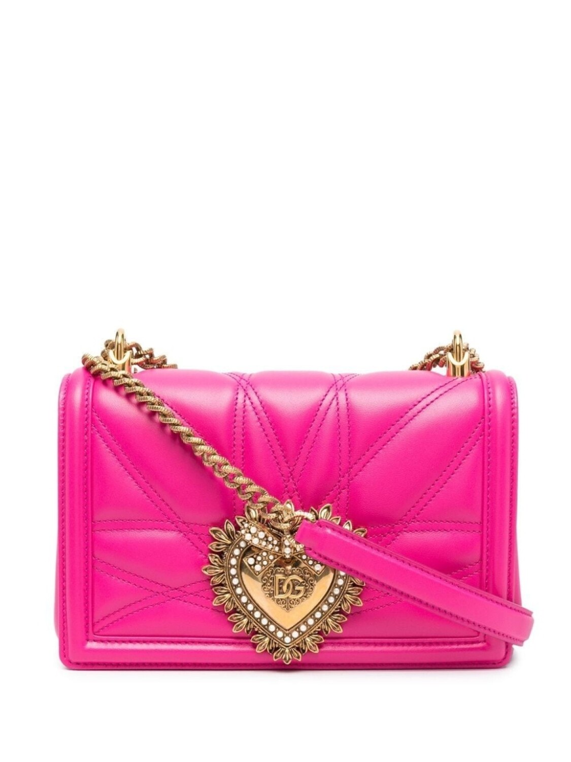

Dolce & Gabbana сумка через плечо Devotion, розовый