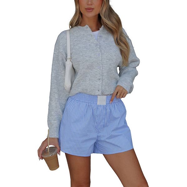 

Женский кардиган на пуговицах Kojooin, Light Grey