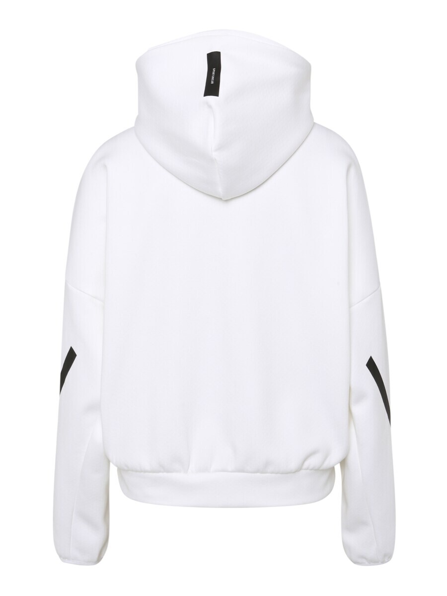 Свитер с капюшоном на молнии ADIDAS SPORTSWEAR Athletic Zip-Up Hoodie Z.N.E., белый — фото 2