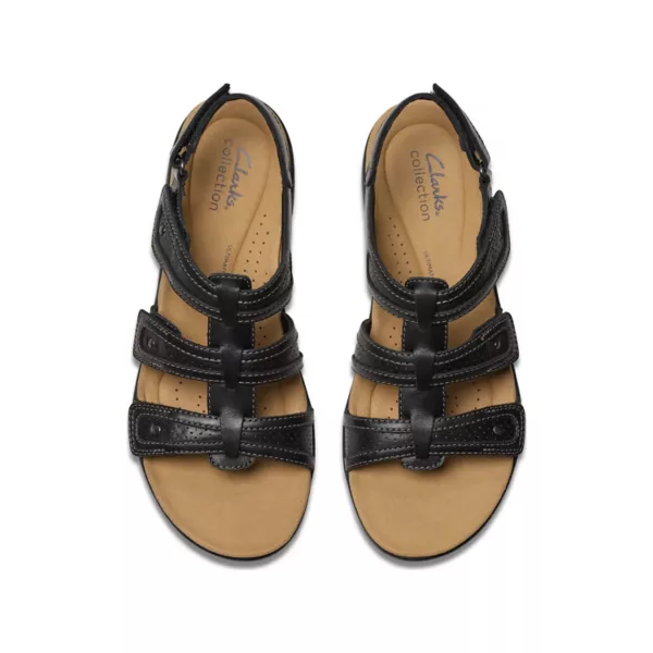 Сандалии Laurieann Ivy из натуральной кожи для женщин Clarks, цвет sand — фото 4