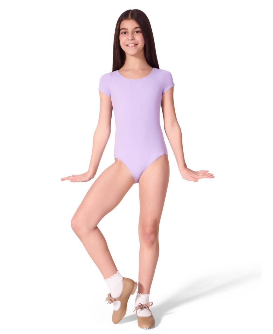 Купальник с коротким рукавом "Будущая звезда" Capezio, Lavender — фото 4