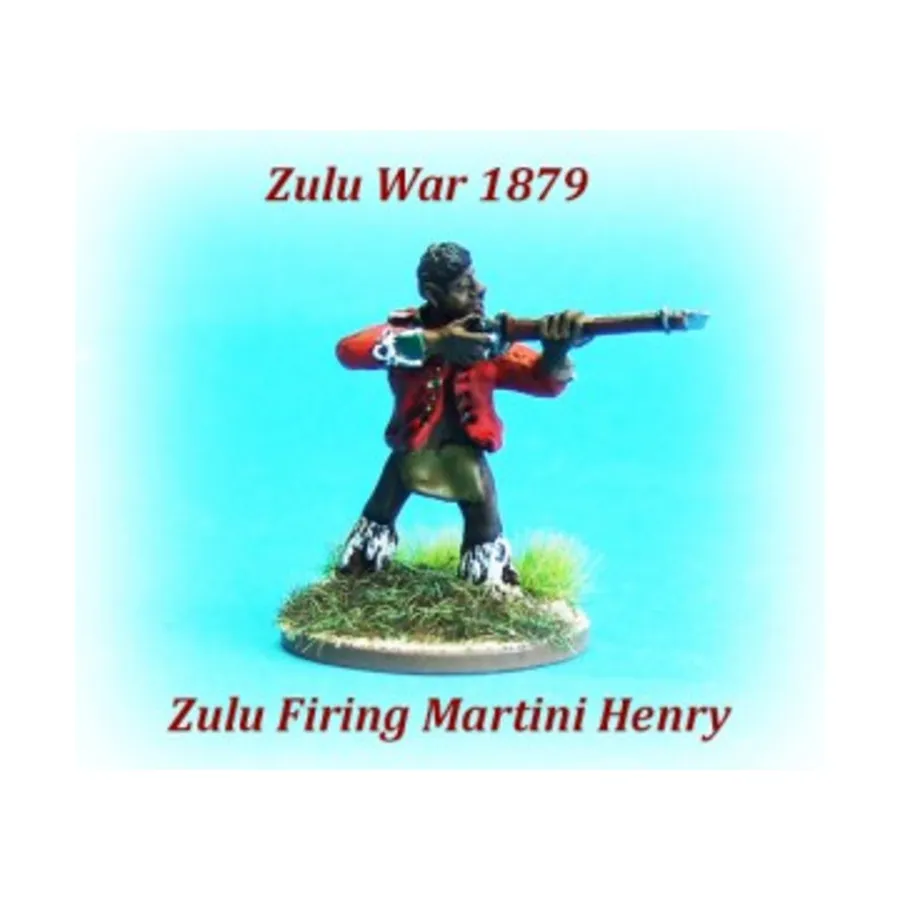 

Зулусы, стреляющие из винтовок, Zulu War 1897 - Zulus (28mm)