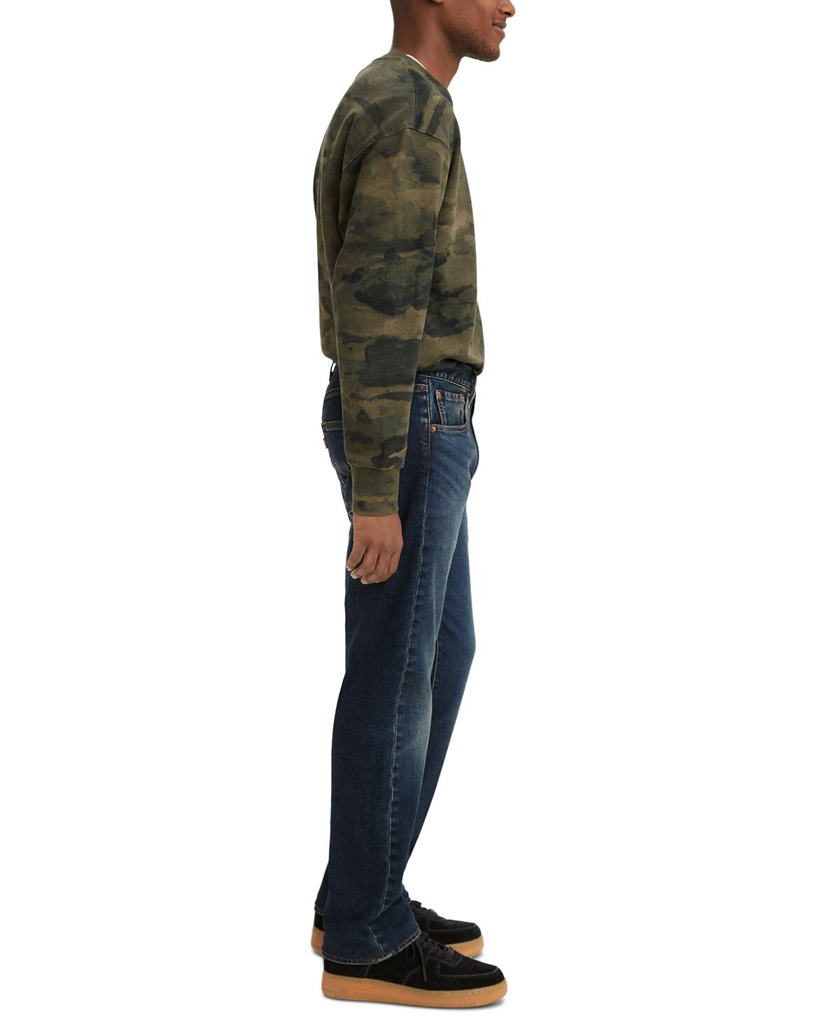 Мужские эластичные джинсы с пуговицами 501 Original Fit Fly Levi's — фото 2