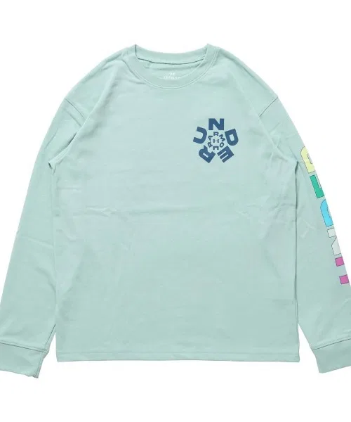 Детская футболка UNDER ARMOUR UA Heavyweight Cotton Graphic L/S