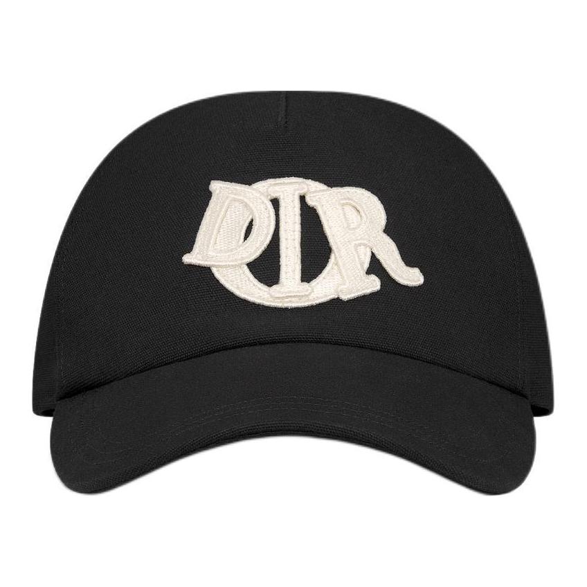 DIOR Хлопковая бейсболка унисекс черная, Black — фото 3